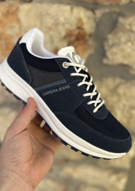 Carrera ανδρικά μπλε navy casual sneakers CAM53201