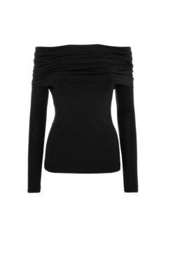 Μπλούζα Off Shoulder Μαύρη