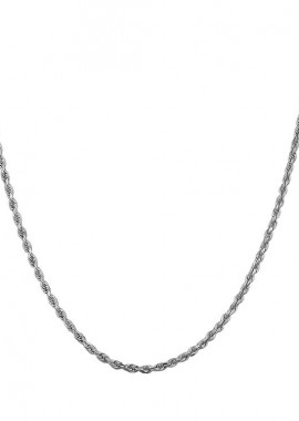 Κολιέ Αλυσίδα Rope 3mm Από Ανοξείδωτο Ατσάλι MI15212