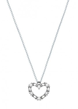 AMOR AMOR - Κολιέ Από Ασήμι 925 Με Καρδιά Από Swarovski EX15418