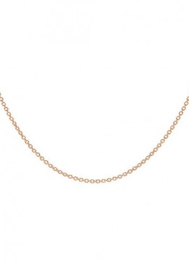 AMOR AMOR - Αλυσίδα Από Ασήμι 925 Ροζ Επιχρυσωμένο SU19598 40cm