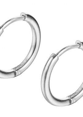 Σκουλαρίκια Κρίκοι 2,5x20 mm Από Ατσάλι AS48655