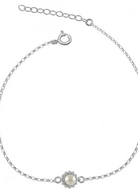 Βραχιόλι Από Ασήμι 925 Επιπλατινωμένο Με Swarovski EX26959