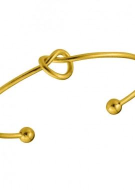 AMOR AMOR - Βραχιόλι Από Ορείχαλκο Επιχρυσωμένο 24K PF28796