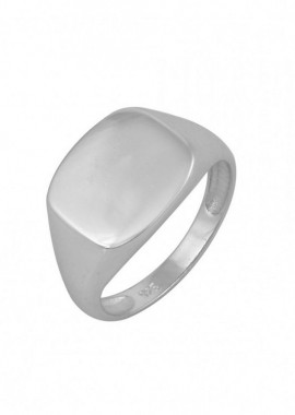AMOR AMOR - Δαχτυλίδι Chevalier Από Ασήμι 925 Τετράγωνο SS38884