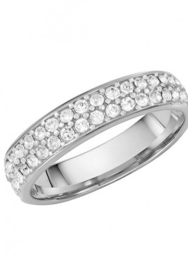 AMOR AMOR - Δαχτυλίδι Από Ασήμι 925 Επιπλατινωμένο Με Swarovski EX39365