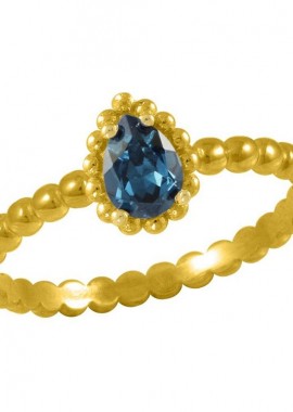 AMOR AMOR - Δαχτυλίδι Από Ασήμι 925 Επιχρυσωμενο Με Swarovski EX39433