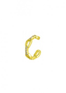 AMOR AMOR - Σκουλαρίκι Earcuff Από Ασήμι 925 Επιχρυσωμένο SS43239