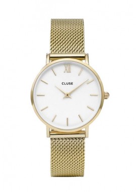 CLUSE MINUIT Mesh Gold Stainless Steel Strap CW0101203007