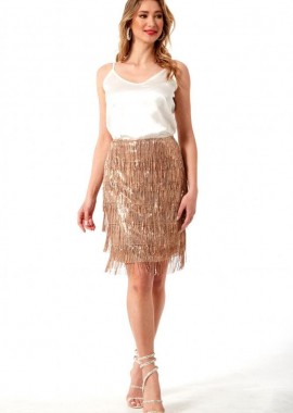 ΜΠΡΟΝΖΕ PENCIL ΦΟΥΣΤΑ ΜΕ ΚΡΟΣΙΑ