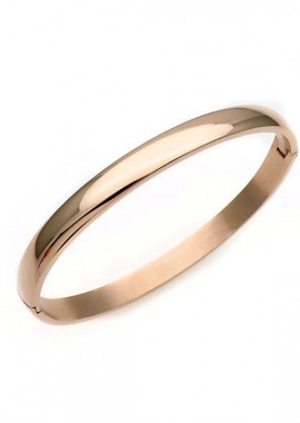 Γυναικείο βραχιόλι χειροπέδα ατσάλι Rose Gold BG220