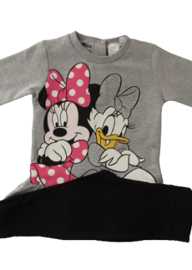 ©DISNEY ΠΑΙΔΙΚΟ ΣΕΤ MINNIE DAISY ΜΕ ΚΟΛΑΝ 1295 – γκρι ΓΚΡΙ