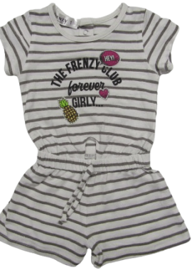 FRENZY STYLE ΠΑΙΔΙΚΗ ΟΛΟΣΩΜΗ ΦΟΡΜΑ ΣΟΡΤΣ 0897 - λευκό ΛΕΥΚΟ