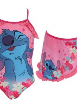 ©DISNEY ΠΑΙΔΙΚΟ ΣΕΤ ΟΛΟΣΩΜΟ ΜΑΓΙΟ ΜΕ ΠΑΡΕΟ ΦΟΥΣΤΑ LILO AND STITCH 1783 – φούξια ΦΟΥΞΙΑ