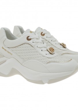 Renato Garini Γυναικεία Παπούτσια Sneakers 020-19R Λευκό Πλεκτό W119R020326M