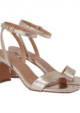 EXE Shoes Πέδιλα Γυναικεία SOMINA-255 700-255 Πλατίνα W47002554L46