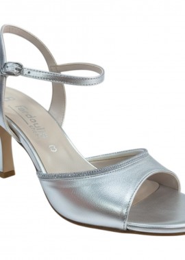Fardoulis shoes Γυναικεία Παπούτσια Πέδιλα 7717-43 Ασημί Δέρμα