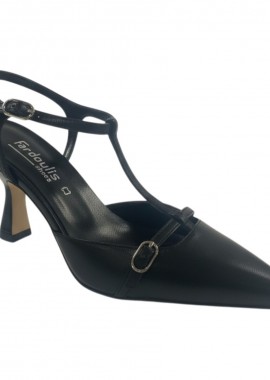 Fardoulis Shoes Γυναικεία Παπούτσια Γόβες 738-140 Μαύρο Δέρμα
