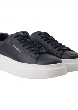 Renato Garini - Renato Garini Ανδρικά παπούτσια Sneakers 700-110 Μπλέ W57001103051