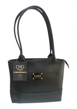 De Raggi Γυναικείες Τσάντες Ωμού Verona Grand Bag 26528-1241 Μαύρο