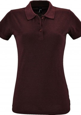 - Γυναικείο πόλο πικέ Perfect Women SOLS 11347 Heather Oxblood