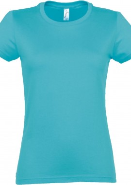 Γυναικείο T-shirt Imperial Women SOLS 11502 Atoll Blue
