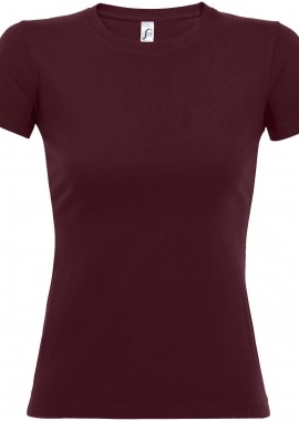 - Γυναικείο T-shirt Imperial Women SOLS 11502 Burgundy