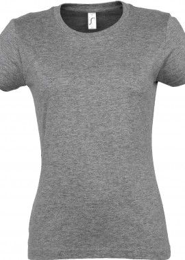 - Γυναικείο T-shirt Imperial Women SOLS 11502 Grey Melange
