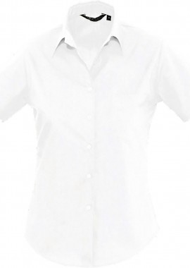 Γυναικείο κοντομάνικο πουκάμισο Escape SOLS 16070 White
