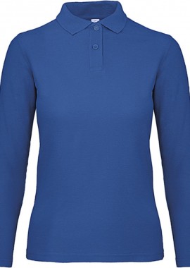 - Μακρυμανικο Γυναικειο Polo ID.001 LSL B & C PWI13 Royal Blue