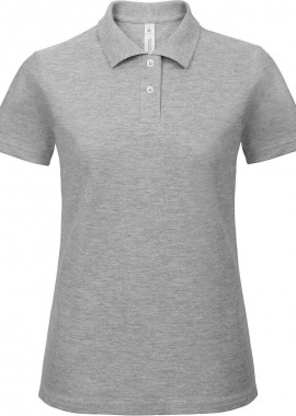 - Γυναικείο Μπλουζάκι Pique Polo Shirt B & C ID.001 Women Heather Grey