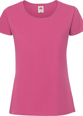 - Γυναικειο Μπλουζακι Ringspun Premium T Fruit of the Loom 61-424-0 Fuchsia