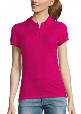 Γυναικείο πόλο πικέ Passion SOLS 11338 Fuchsia
