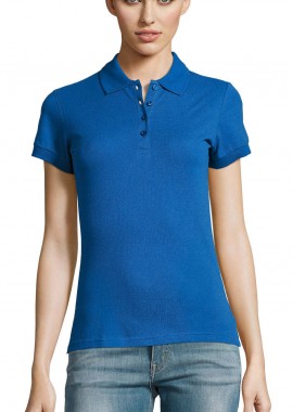 - Γυναικείο πόλο πικέ Passion SOLS 11338 Royal Blue