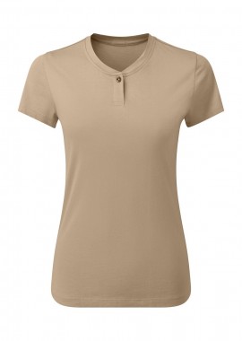 - T-shirt γυναικείο με κουμπί PREMIER PR319 Comis Khaki