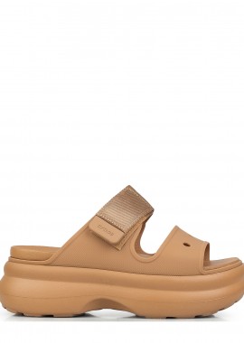 Πέδιλα-Σανδάλια γυναικεία Crocs Καφέ 212861-21Q Soho Two Strap Sandal 262