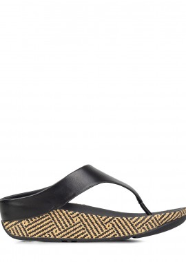 Fitflop - Πέδιλα-Σανδάλια γυναικεία Fitflop Μαύρο A4Q-001 262