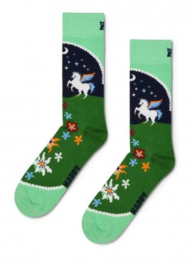Κάλτσες γυναικείες Happy Socks Πράσινο P003177 Pegasus Land Sock 100