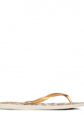 Σαγιονάρες γυναικείες Havaianas Μπεζ 4103352-6516 Havaianas Slim Animals 252