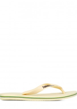 Σαγιονάρες γυναικείες Havaianas Μπεζ 4110850-9256 Havaianas Brazil Logo 262