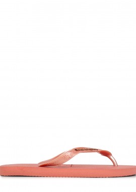 Σαγιονάρες γυναικείες Havaianas Ρόζ 4127244-1121 Havaianas Top Logo Metallic 262