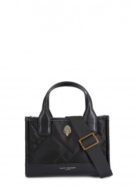 Shopping γυναικεία Kurt Geiger Μαύρο 9977205229 XS Recycled SQ Shopper 100