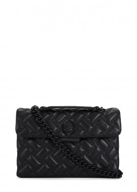 Shoulder Bags γυναικεία Kurt Geiger Μαύρο 7387500109 Kensington Bag Drench 100