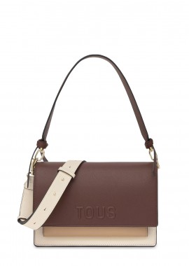 Tous - Shoulder Bags γυναικεία Tous Μπεζ-Καφέ 2002358201 Medium Audree Saffiano 100