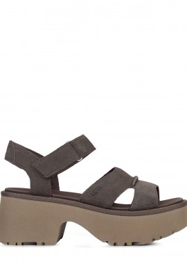 Πέδιλα-Σανδάλια γυναικεία UGG Γκρι 1167475-DNSS New Heights Ankle Strap 262