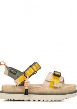 Πέδιλα-Σανδάλια γυναικεία UGG Μπεζ 1180070-SNDC Goldenstar Wildwood 262