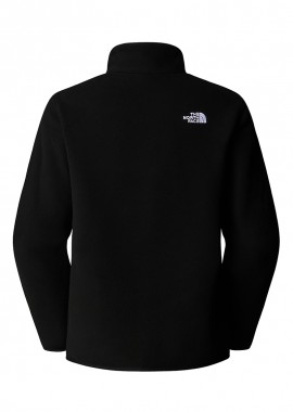 ΓΥΝΑΙΚΕΙΟ ΦΟΥΤΕΡ FLEECE THE NORTH FACE GLACIER 1/4 ZIP ΚΑΝΟΝΙΚΗ ΓΡΑΜΜΗ ΜΑΥΡΟ