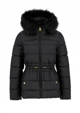 ΓΥΝΑΙΚΕΙΟ ΜΠΟΥΦΑΝ CHER PUFFER JACKET BARBOUR INTERNATIONAL ΚΑΝΟΝΙΚΗ ΓΡΑΜΜΗ ΜΑΥΡΟ
