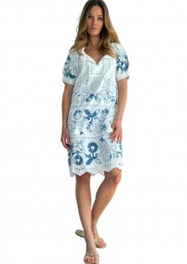 ΓΥΝΑΙΚΕΙΟ ΦΟΡΕΜΑ ROSE & ROSE CEDAR ΛΕΥΚΟ