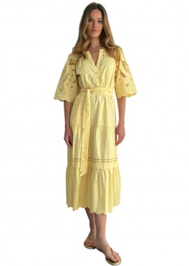 ΓΥΝΑΙΚΕΙΟ ΦΟΡΕΜΑ ROSE & ROSE DAHLIA ΚΙΤΡΙΝΟ